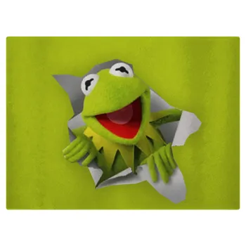 Kermit the frog, Επιφάνεια κοπής γυάλινη (38x28cm)