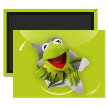 Kermit the frog, Ορθογώνιο μαγνητάκι ψυγείου διάστασης 9x6cm