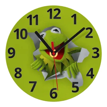 Kermit the frog, Ρολόι τοίχου γυάλινο (20cm)