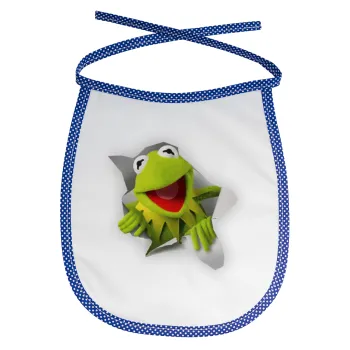Kermit the frog, Σαλιάρα μωρού αλέκιαστη με κορδόνι Μπλε