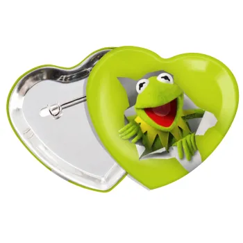 Kermit the frog, Κονκάρδα παραμάνα καρδιά (57x52mm)