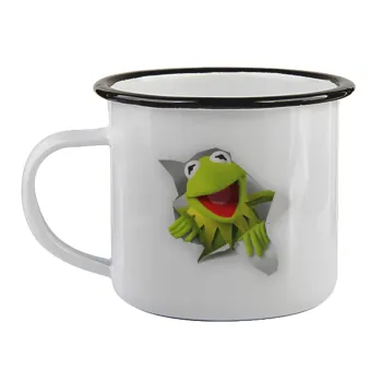 Kermit the frog, Κούπα εμαγιέ με μαύρο χείλος 360ml