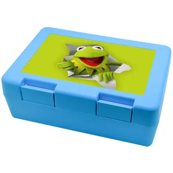 Kermit the frog, Παιδικό δοχείο κολατσιού ΓΑΛΑΖΙΟ 185x128x65mm (BPA free πλαστικό)