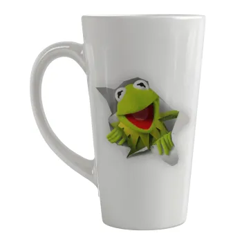 Kermit the frog, Κούπα κωνική Latte Μεγάλη, κεραμική, 450ml