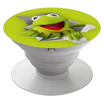 Kermit the frog, Phone Holders Stand  White Hand-held Mobile Phone Holder
