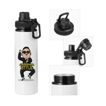 PSY - GANGNAM STYLE, Metal water bottle with safety cap, aluminum 850ml