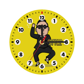PSY - GANGNAM STYLE, Wooden wall clock (20cm)