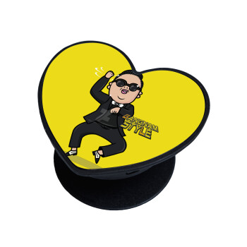 PSY - GANGNAM STYLE, Phone Holders Stand  καρδιά Μαύρο Βάση Στήριξης Κινητού στο Χέρι