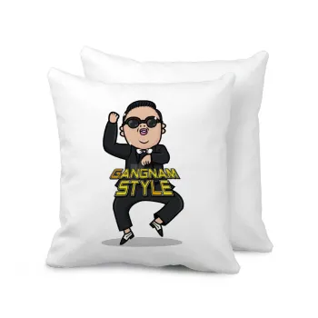 PSY - GANGNAM STYLE, Μαξιλάρι καναπέ 40x40cm περιέχεται το  γέμισμα