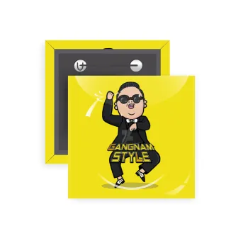 PSY - GANGNAM STYLE, Κονκάρδα παραμάνα τετράγωνη 5x5cm
