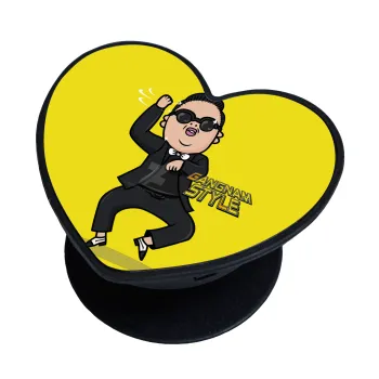 PSY - GANGNAM STYLE, Phone Holders Stand  καρδιά Μαύρο Βάση Στήριξης Κινητού στο Χέρι