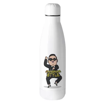 PSY - GANGNAM STYLE, Μεταλλικό παγούρι θερμός (Stainless steel), 500ml