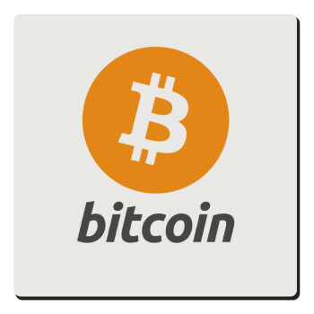 Bitcoin, Τετράγωνο μαγνητάκι ξύλινο 6x6cm
