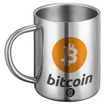 Bitcoin, BIG Mug Stainless steel double wall (450ml)