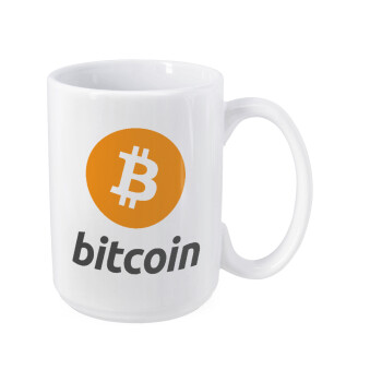 Bitcoin, Κούπα Mega, κεραμική, 450ml