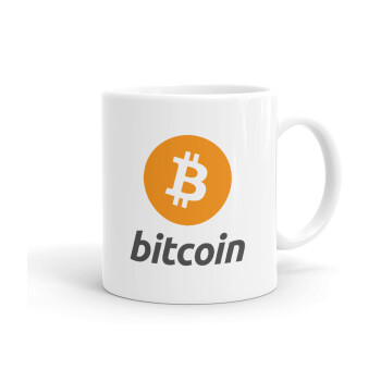 Bitcoin, Ceramic coffee mug, 330ml (1pcs)
