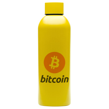 Bitcoin, Μεταλλικό παγούρι νερού, 304 Stainless Steel 800ml