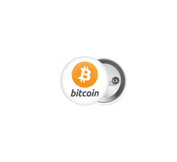 Bitcoin — Pin badge, 2.5cm