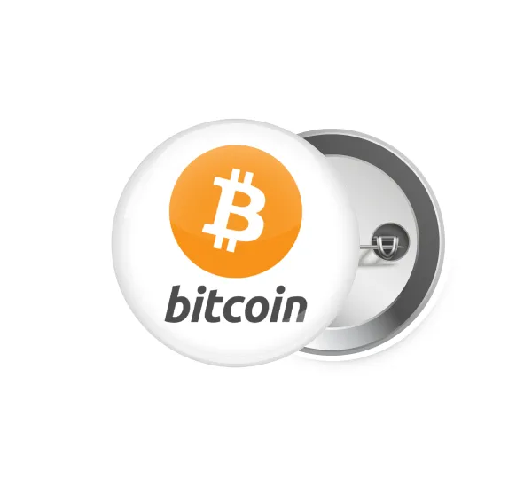 Bitcoin — Pin badge, 5.9cm