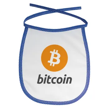 Bitcoin, Σαλιάρα μωρού αλέκιαστη με κορδόνι Μπλε