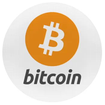 Bitcoin, Mousepad Round 20cm