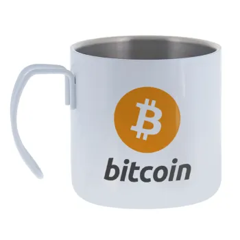 Bitcoin — Κούπα Ανοξείδωτη διπλού τοιχώματος 400ml