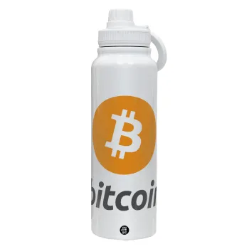 Bitcoin, Θερμός 1L Ανοξείδωτο με Βάση Κινητού & Διπλά Τοιχώματα