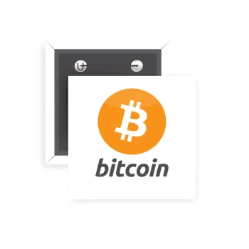 Bitcoin, Κονκάρδα παραμάνα τετράγωνη 5x5cm