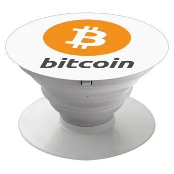 Bitcoin, Phone Holders Stand  Λευκό Βάση Στήριξης Κινητού στο Χέρι