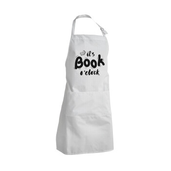 It's Book O'Clock, Ποδιά μαγειρικής BBQ Ενήλικων (με ρυθμιστικά και 2 τσέπες)