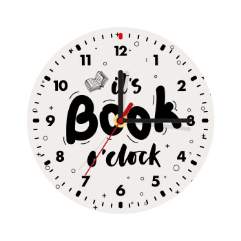 It's Book O'Clock, Ρολόι τοίχου ξύλινο (20cm)