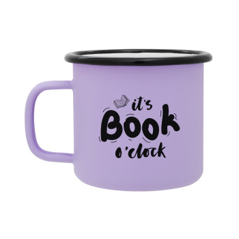 It's Book O'Clock, Κούπα Μεταλλική εμαγιέ ΜΑΤ Light Pastel Purple 360ml