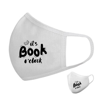 It's Book O'Clock, Μάσκα υφασμάτινη υψηλής άνεσης παιδική (Δώρο πλαστική θήκη)