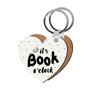 It's Book O'Clock, Μπρελόκ Ξύλινο καρδιά MDF