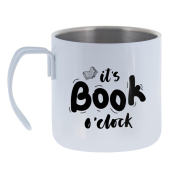 It's Book O'Clock, Mug Stainless steel double wall 400ml