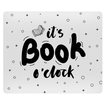 It's Book O'Clock, Mousepad ορθογώνιο 23x19cm