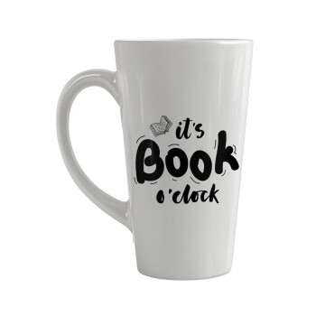 It's Book O'Clock, Κούπα κωνική Latte Μεγάλη, κεραμική, 450ml