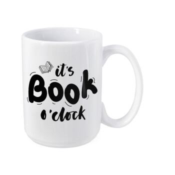 It's Book O'Clock, Κούπα Mega, κεραμική, 450ml