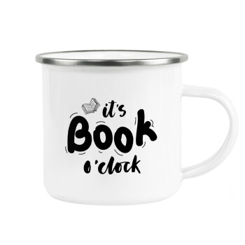 It's Book O'Clock, Κούπα Μεταλλική εμαγιέ λευκη 360ml