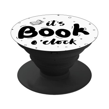 It's Book O'Clock, Phone Holders Stand  Black Hand-held Mobile Phone Holder