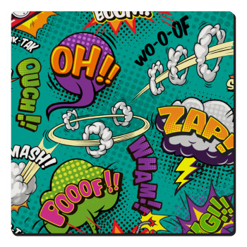 Comic oh, Τετράγωνο μαγνητάκι ξύλινο 6x6cm