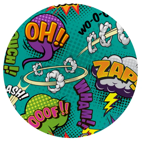 Comic oh — Mousepad Στρογγυλό 20cm
