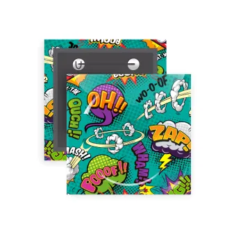 Comic oh, Κονκάρδα παραμάνα τετράγωνη 5x5cm