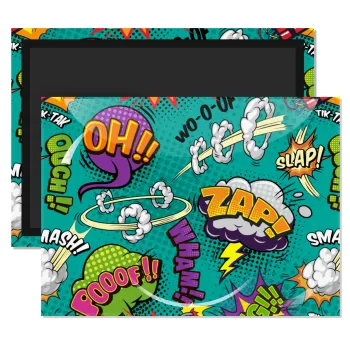 Comic oh, Ορθογώνιο μαγνητάκι ψυγείου διάστασης 9x6cm