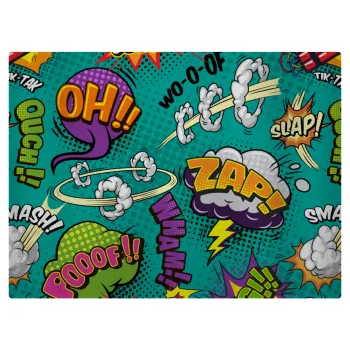 Comic oh, Επιφάνεια κοπής γυάλινη (38x28cm)