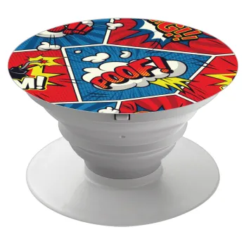 Comic boom!, Phone Holders Stand  Λευκό Βάση Στήριξης Κινητού στο Χέρι