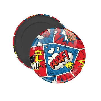 Comic boom!, Μαγνητάκι ψυγείου στρογγυλό διάστασης 5cm