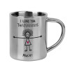I Love you thissss much..., Mug Stainless steel double wall 300ml