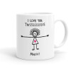 I Love you thissss much..., Ceramic coffee mug, 330ml (1pcs)