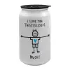 Κούπα ταξιδιού μεταλλική με καπάκι (tin-can) 500ml